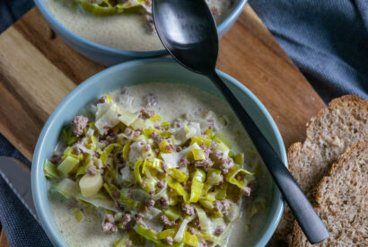 Thumbnail for Cremige Lauch Hackfleisch Suppe