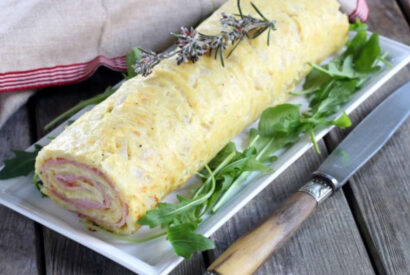 Thumbnail for Quicherolle aus Kartoffelteig mit Schinken und Käse