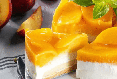 Thumbnail for Käse-Sahne-Torte mit Pfirsichen